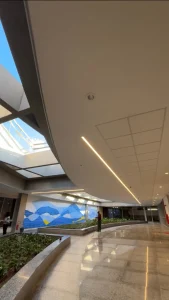Forro com iluminação linear em Belo Horizonte