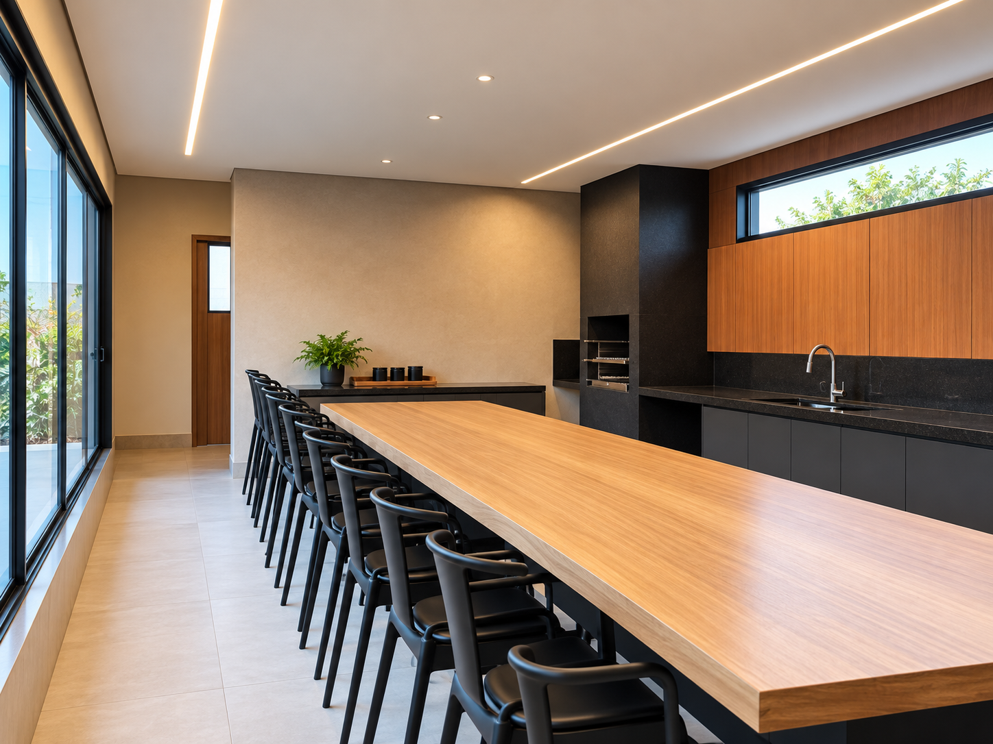 Forro drywall em área gourmet em Belo Horizonte